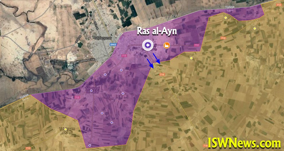 Turkey-led Forces Captured YPG Stronghold Of Ras Al-Ayn (Map, Video)