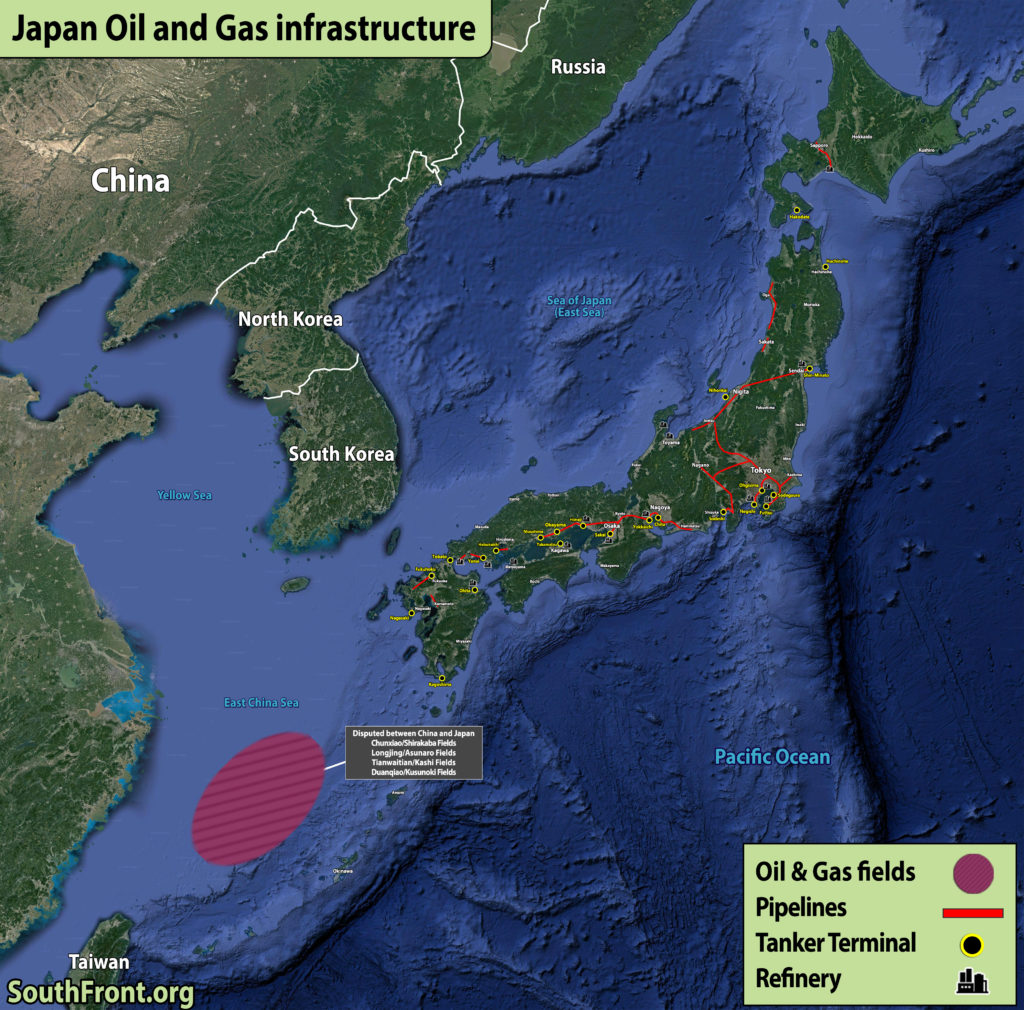 Japan Oil And Gas Infrastructure (Map Update)