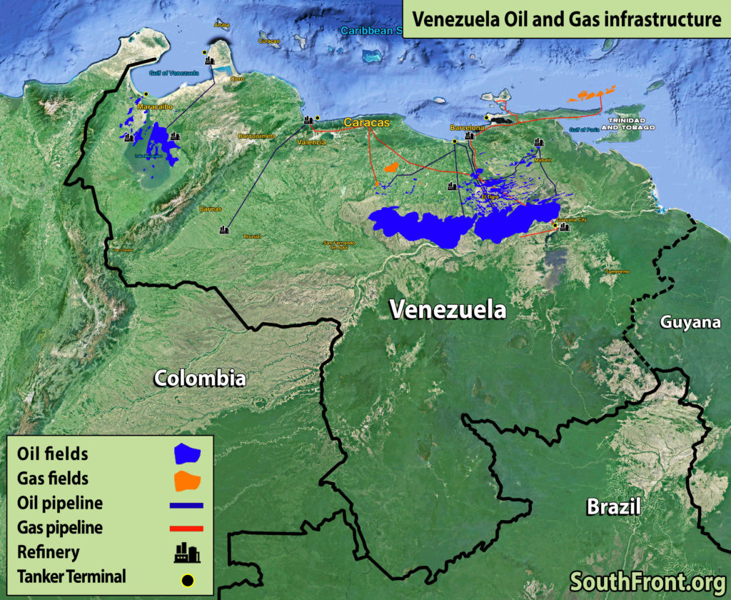 Venezuelan Oil And Gas Infrastructure (Map Update)
