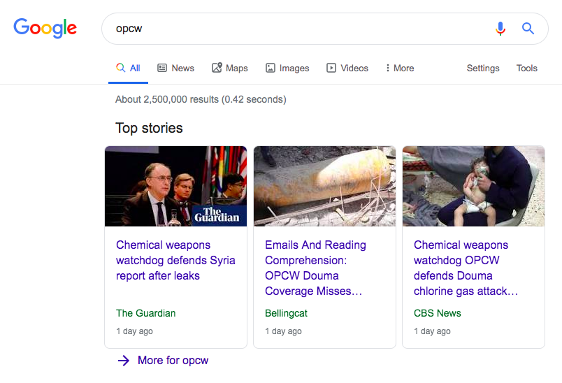 Narrative Managers Faceplant In Hilarious OPCW Scandal Spin Job