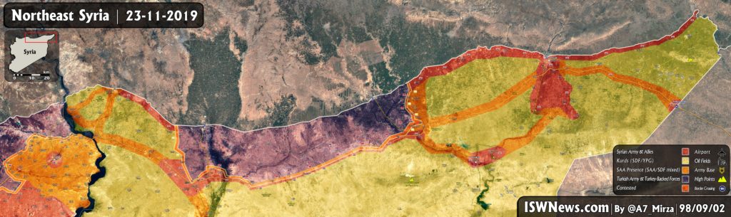 Map Update: Military Situation In Northeastern Syria