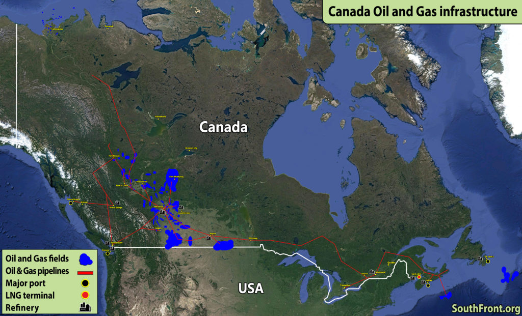Canada Oil And Gas Infrastructure (Map Update)