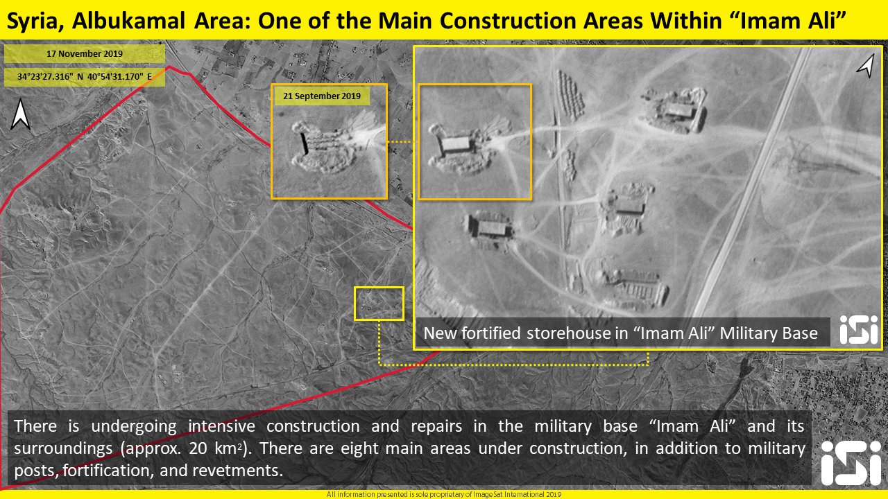 Satellite Images Show Intensive Constriction At Alleged Iranian Base On Syrian-Iraqi Border