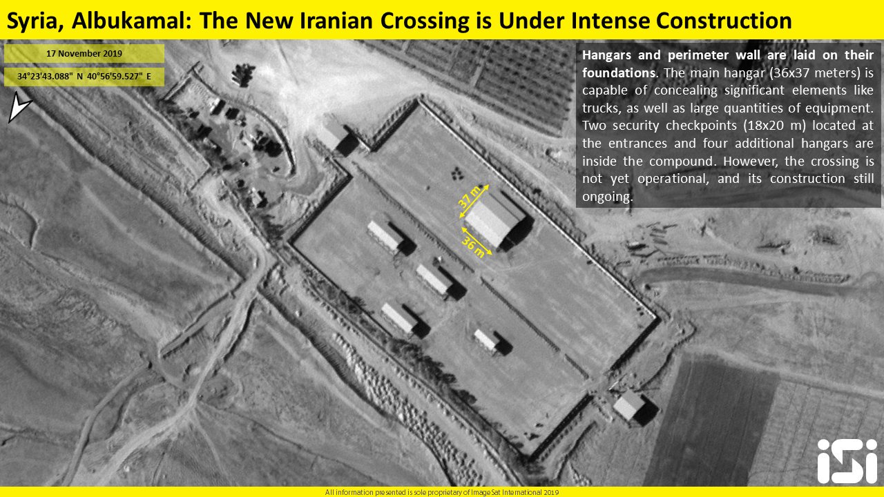 Satellite Images Show Intensive Constriction At Alleged Iranian Base On Syrian-Iraqi Border
