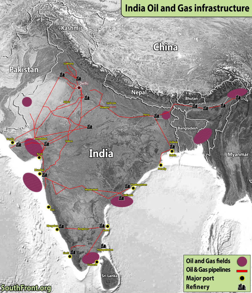 India Oil And Gas Infrastructure (Map Update)