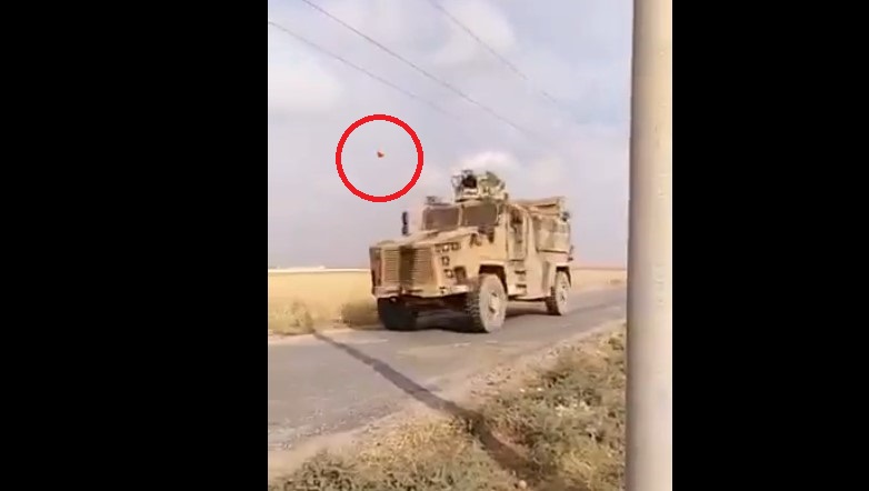 In Video: Locals Throw Rotten Tomatoes At Turkish Vehicles In Northeastern Syria