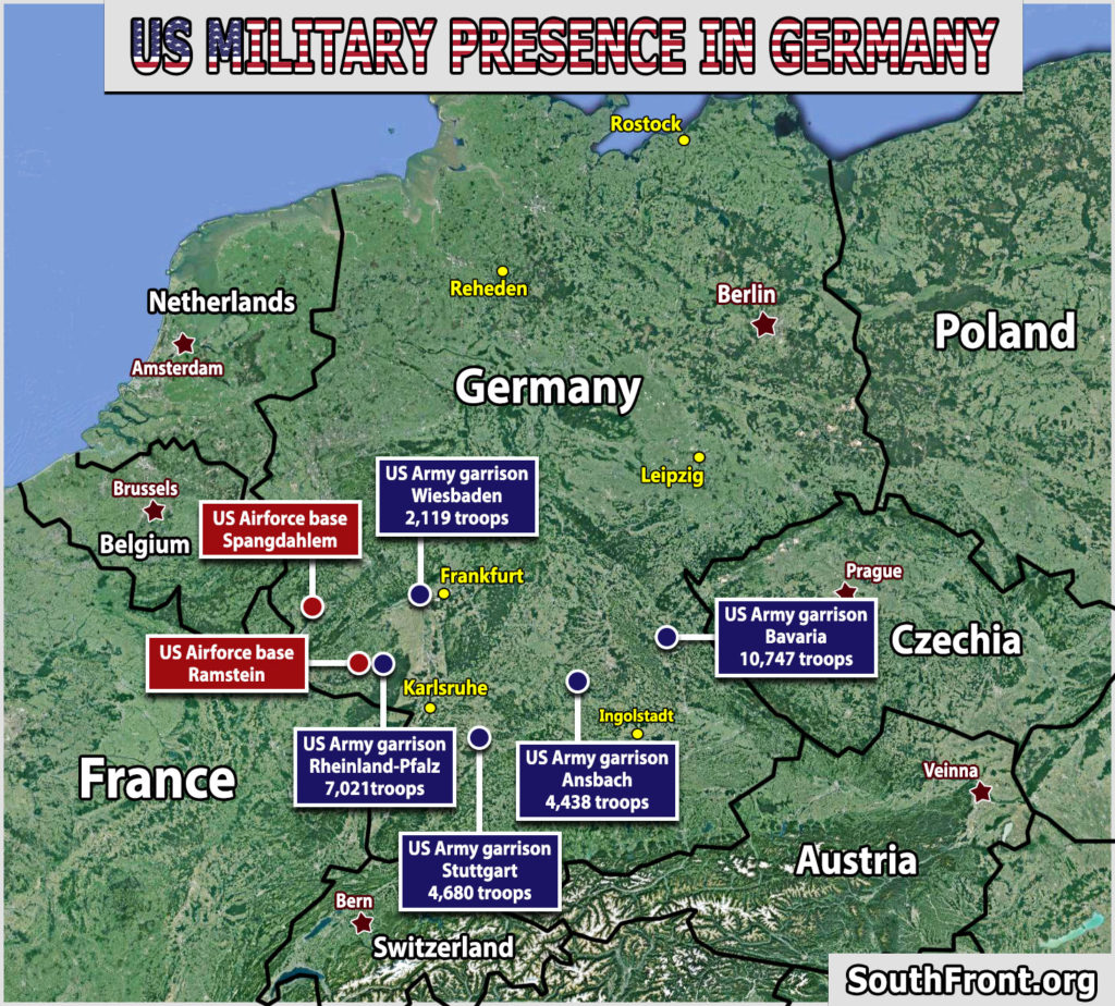 US Military Infrastructure In Germany (Map Update)