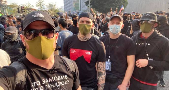 Ukrainian neo-Nazis flock to the Hong Kong protest movement