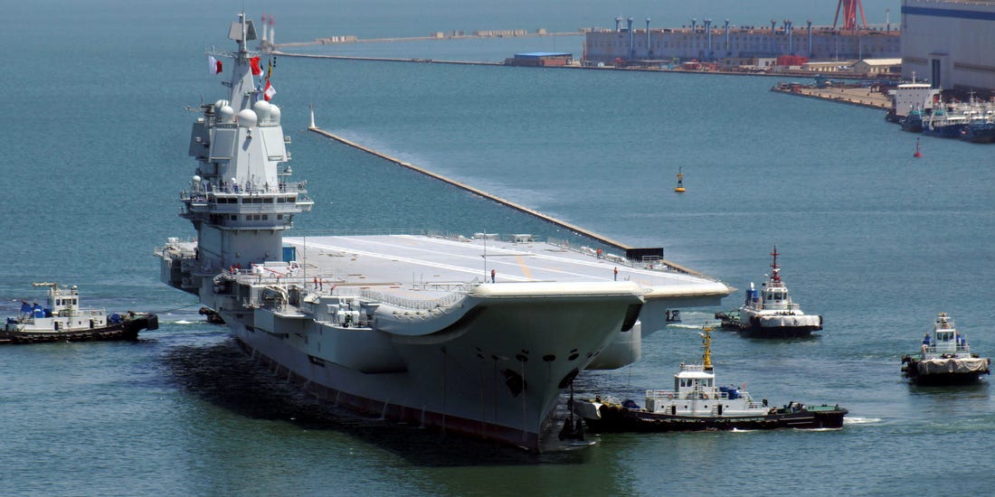 China Commissions It's First Domestically-Built Aircraft Carrier - the Shandong