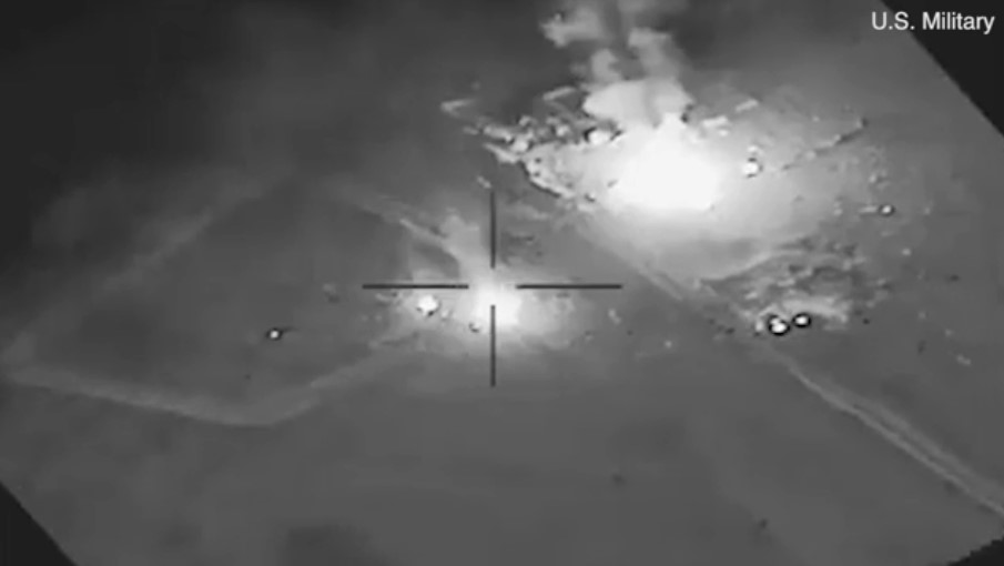 U.S. Military Released Video Of Strikes On Kataib Hezbollah In Syria, Iraq