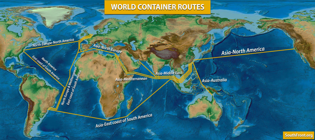 World Container Routes (Map Update)