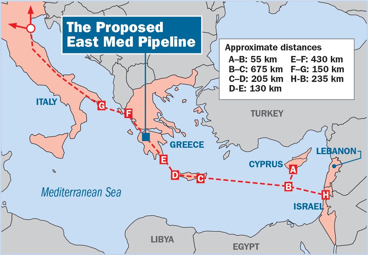 Turkey And Israel Consider Offshore Gas Pipeline Through East Mediterranean