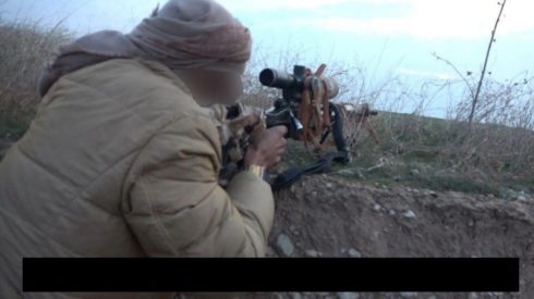In Photo: ISIS Militant Uses Russian-made ORSIS T-5000 Sniper Rifle Against Iraqi Forces