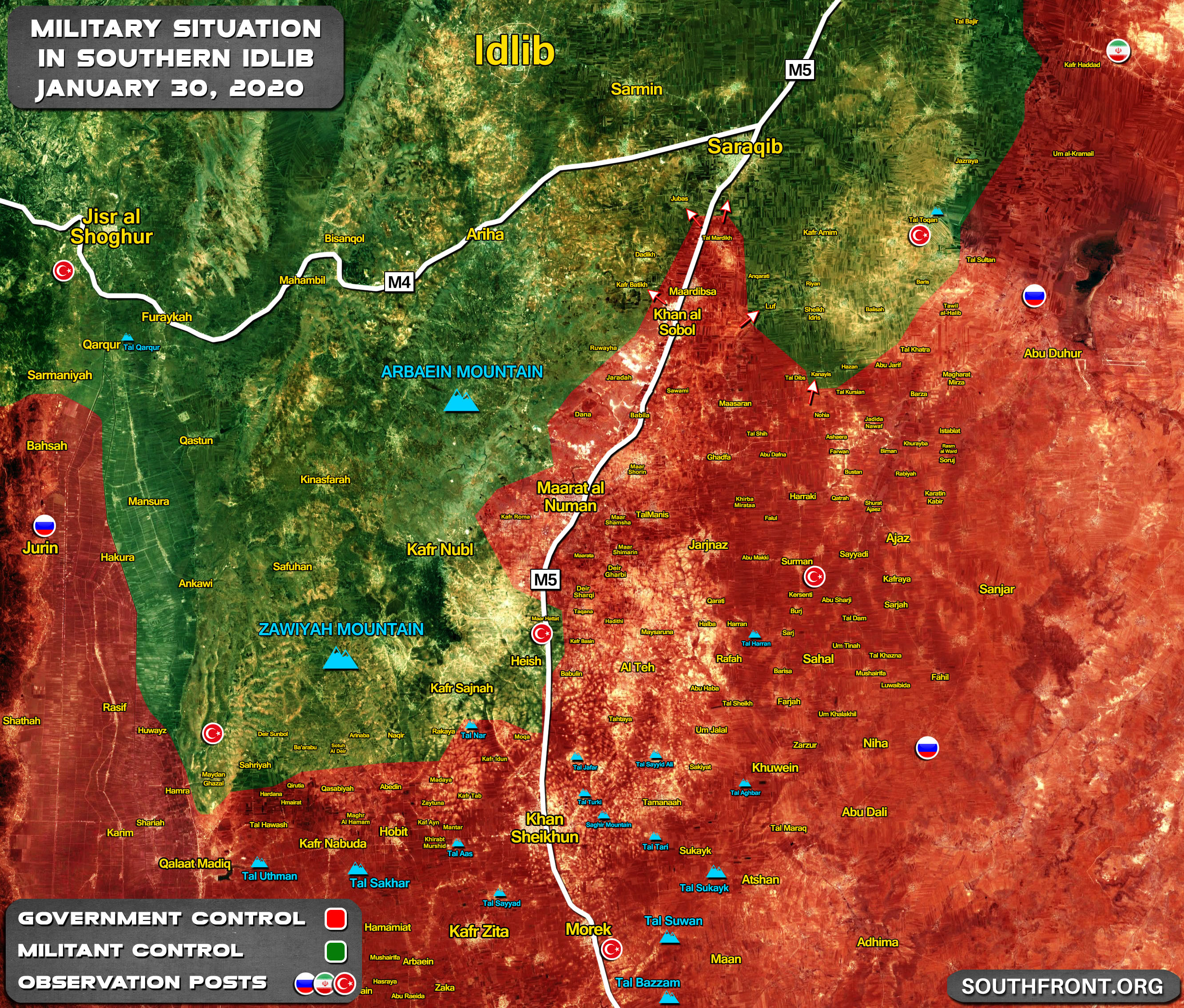 Syrian Army Reaches Saraqib Outskirt, Liberates Several Towns (Map Update)