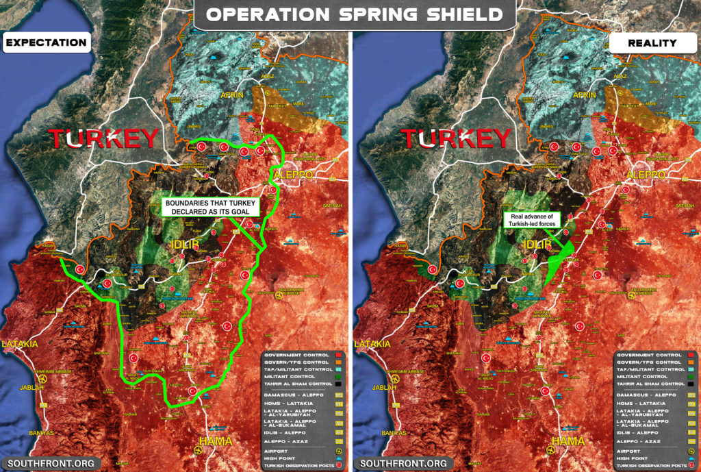 Turkey's Operation Spring Shield: Declarations Vs Reality (Map Update)