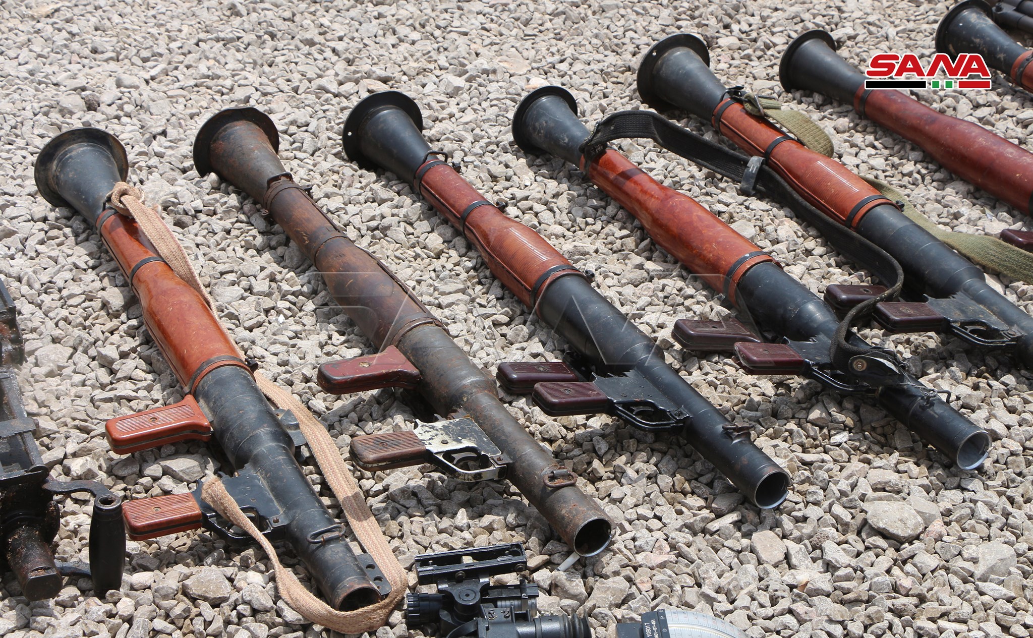 Syrian Army Uncovers Weapons, Including Anti-Aircraft Missiles, In Western Daraa (Photos)