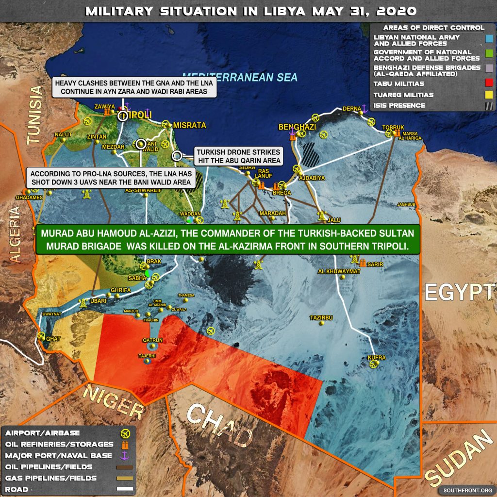 Military Situation In Libya On May 31, 2020 (Map Update)