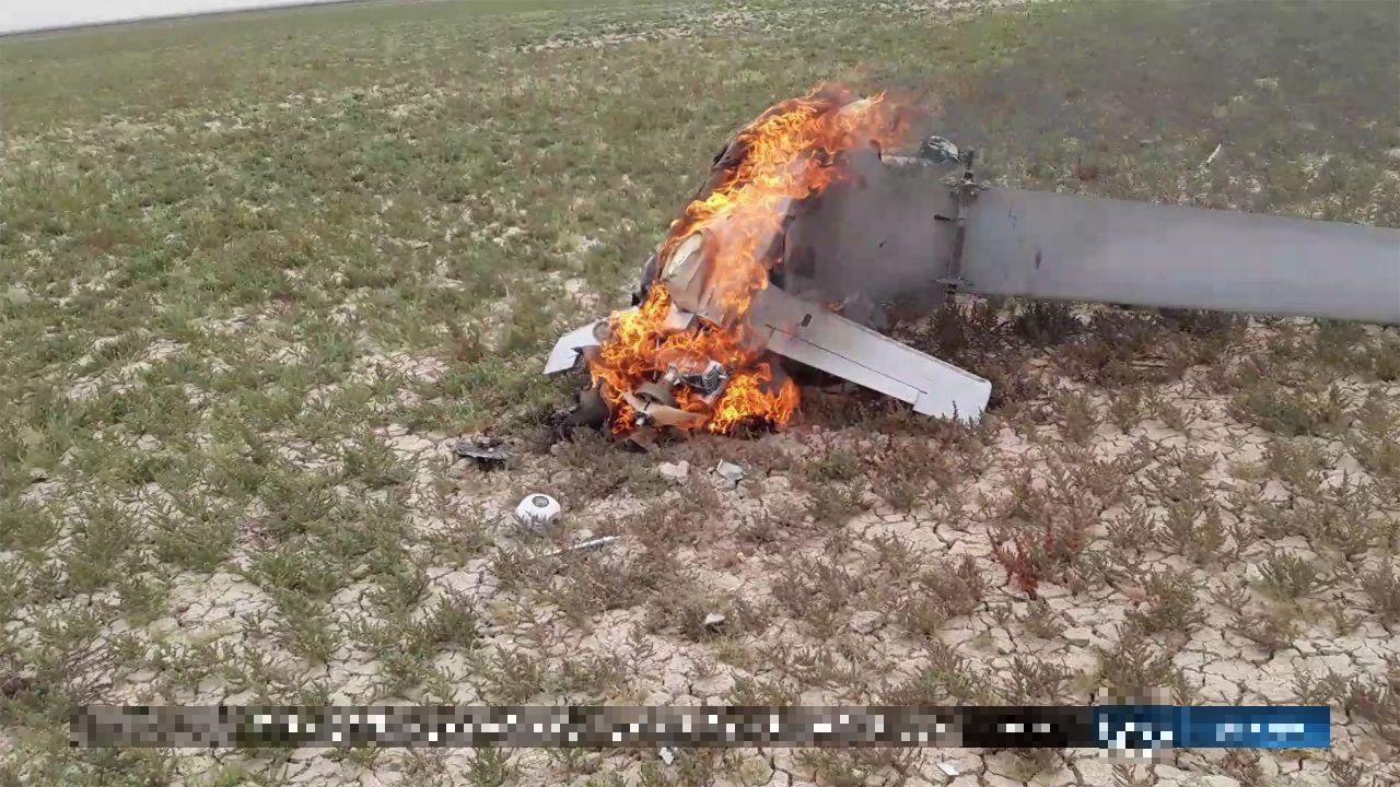 Mysterious Combat Drone Crashes In Western Iraq (Photos)