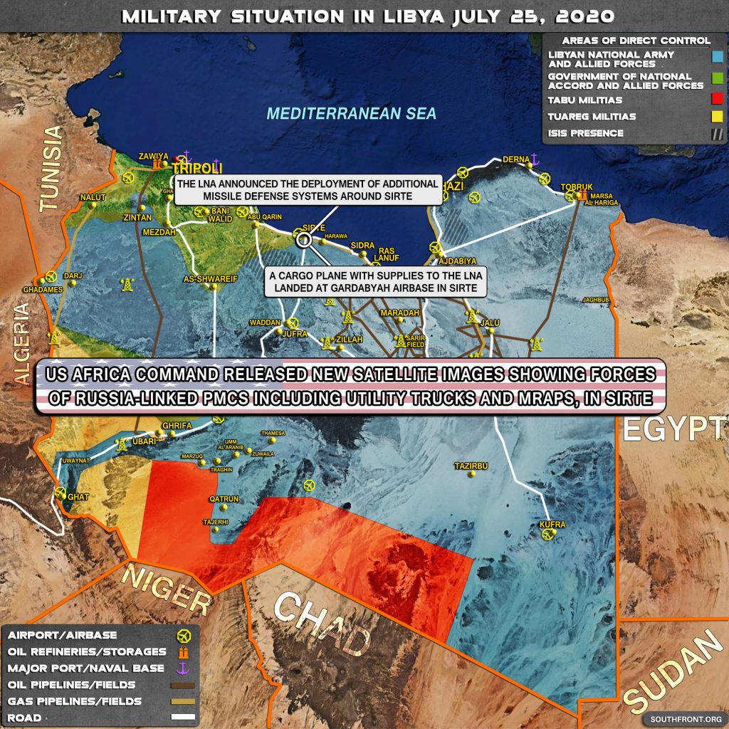 Military Situation In Libya On July 25, 2020 (Map Update)