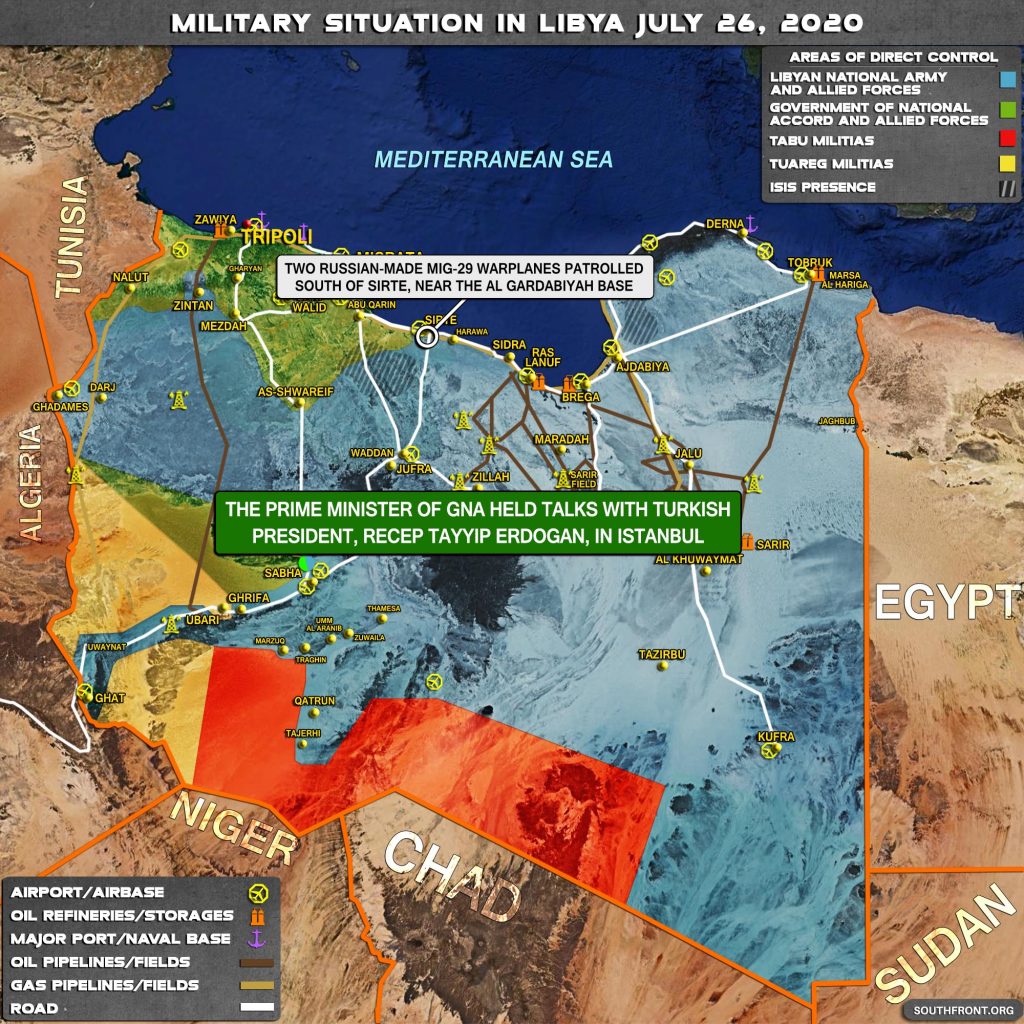 Military Situation In Libya On July 26, 2020 (Map Update)