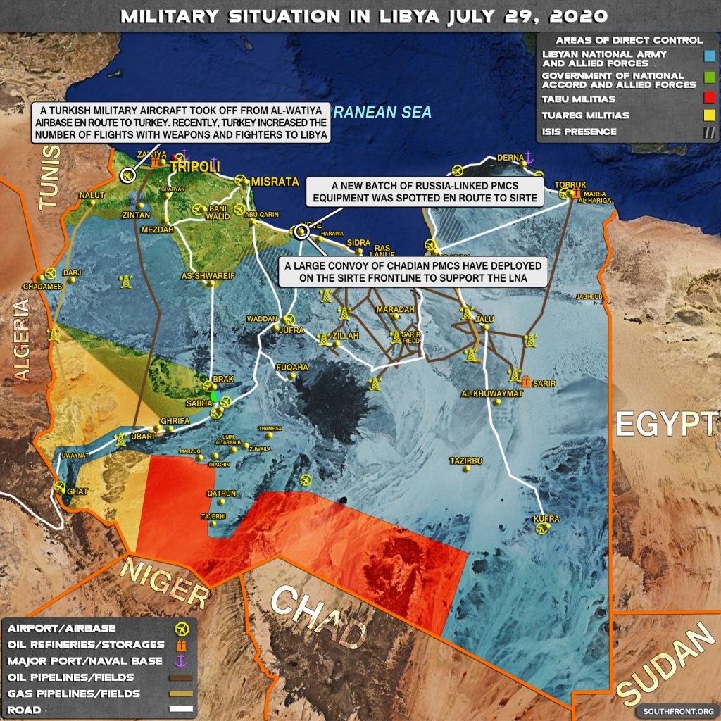 Military Situation In Libya On July 29, 2020 (Map Update)