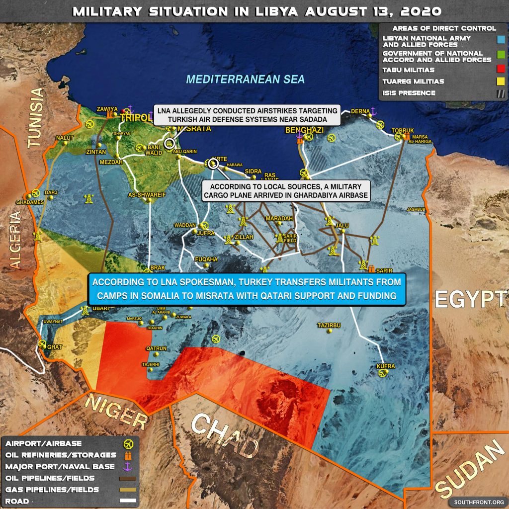 Military Situation In Libya On August 13, 2020 (Map Update)