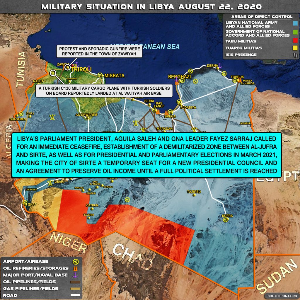 Military Situation In Libya On August 22, 2020 (Map Update)