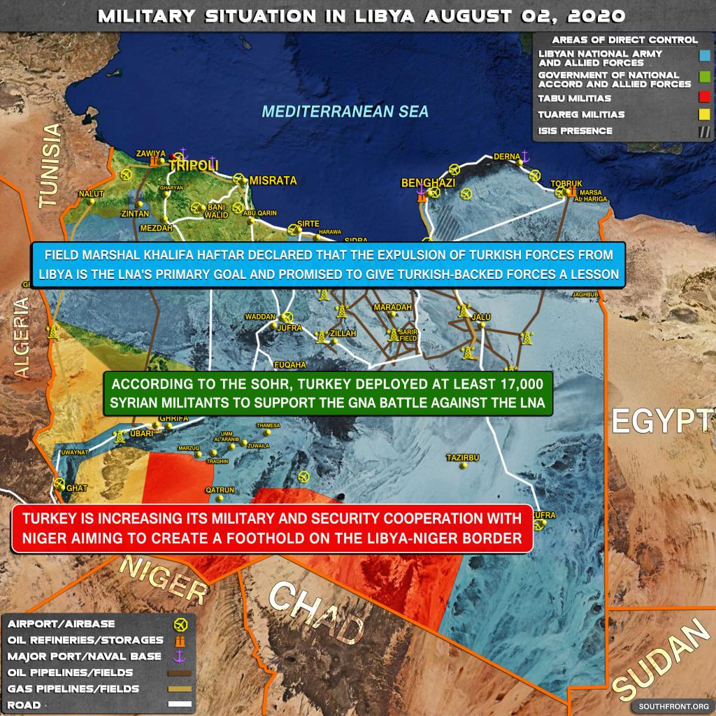Military Situation In Libya On August 2, 2020 (Map Update)