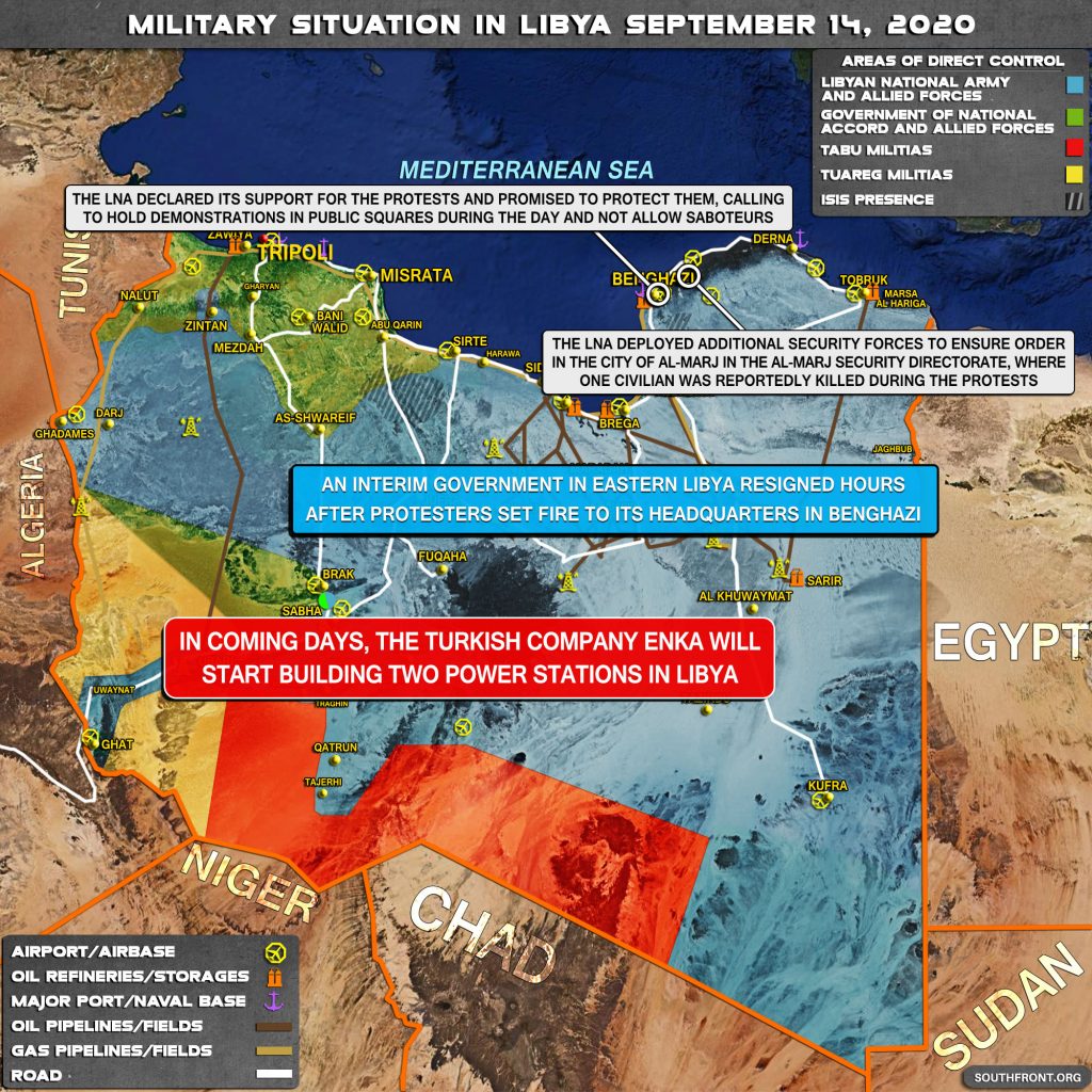 Military Situation In Libya On September 14, 2020 (Map Update)