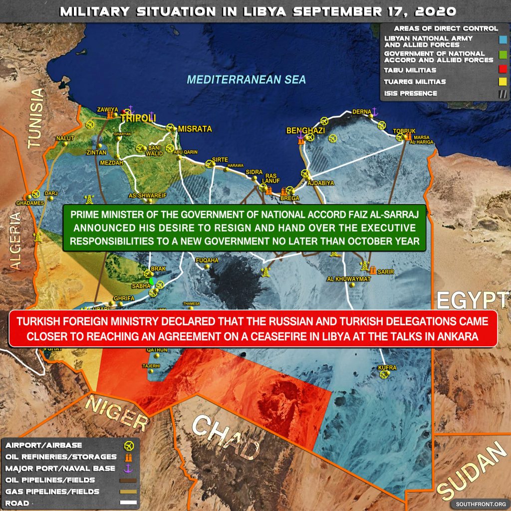 Military Situation In Libya On September 17, 2020 (Map Update)