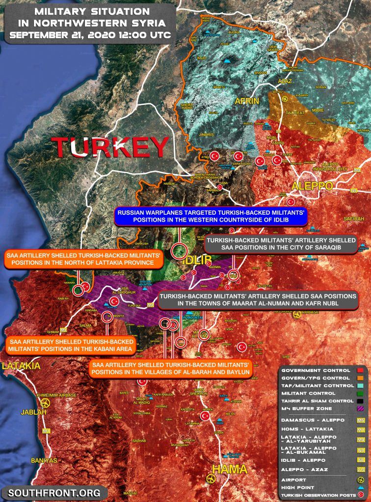 Artillery Fire Exchange Continues in Syria's Greater Idlib (Map Update)
