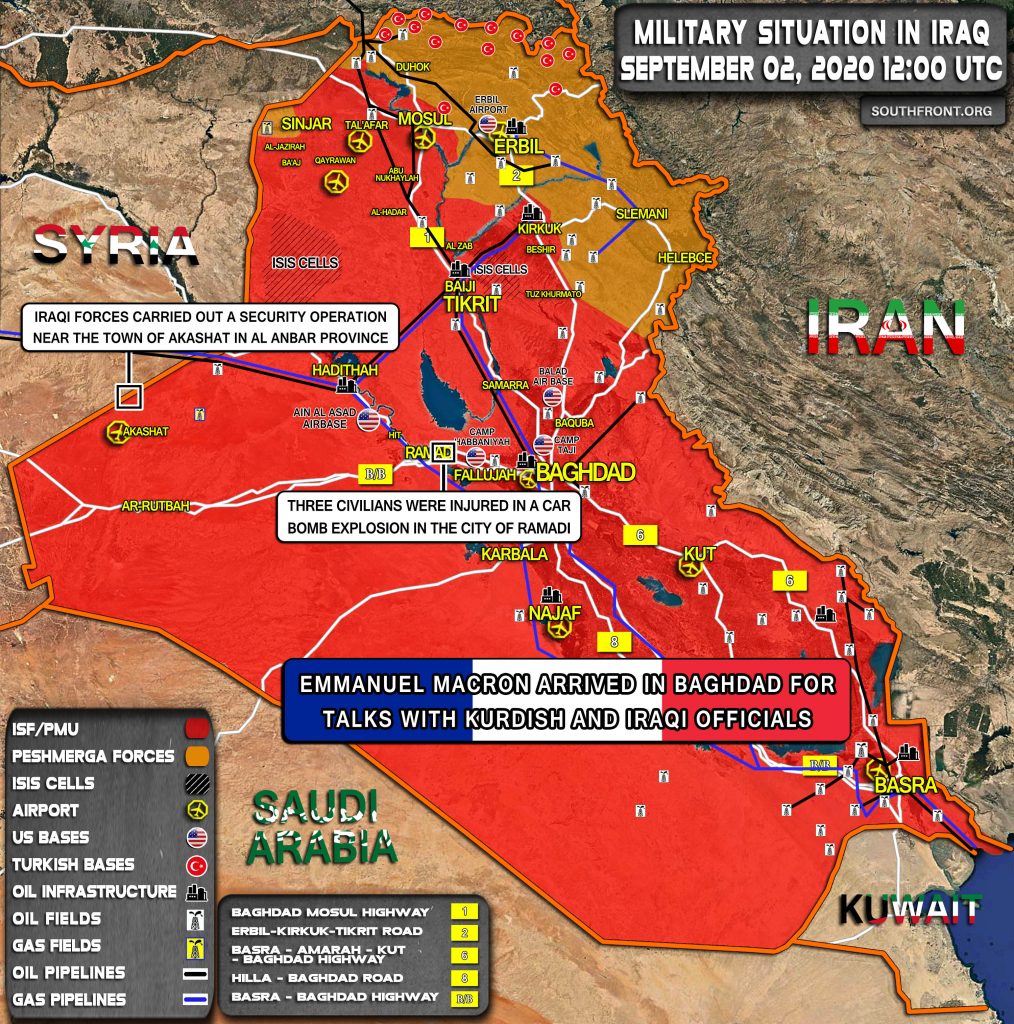 Military Situation In Iraq On September 2, 2020 (Map Update)
