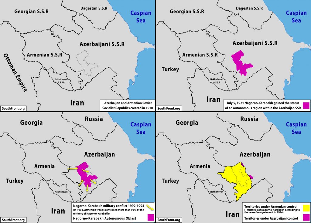 Brief History Of Nagorno-Karabakh Conflict (Map Update)