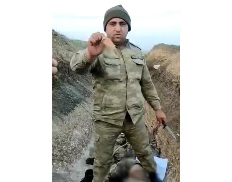 Azerbaijani Troops Caught On Tape Committing Another War Crime In Karabakh (18+ Video)