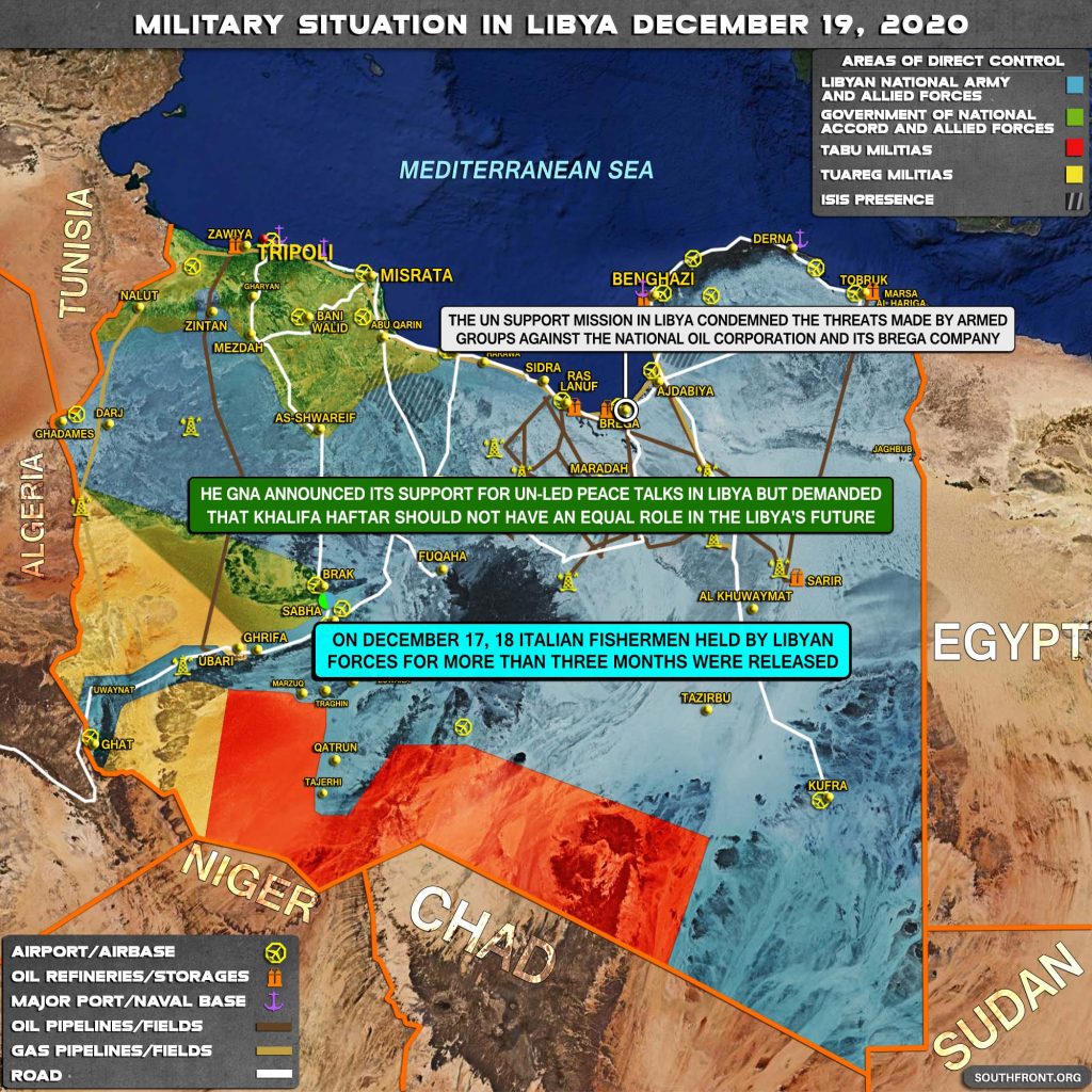 Military Situation In Libya On December 19, 2020 (Map Update)