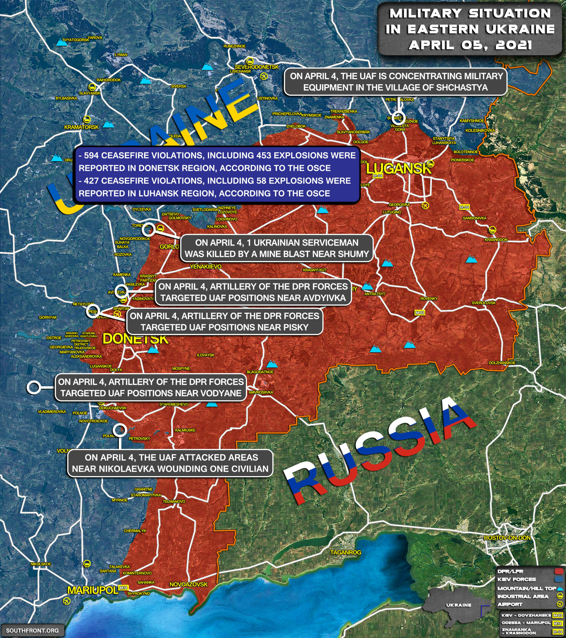 Kiev Continues On The War Path, Emboldened By False Promises. (Map Update)
