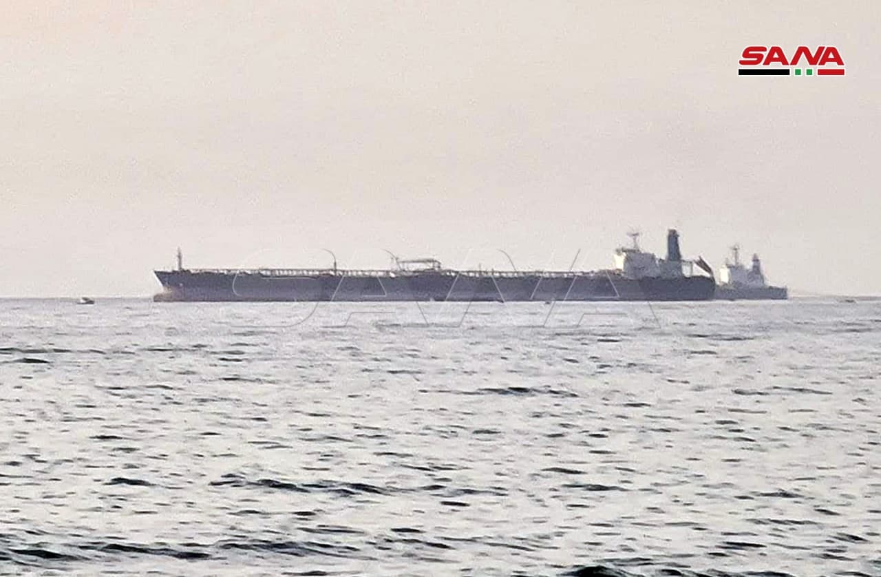 Drone Strike Targets Iranian Tanker Anchored Off Syria’s Main Oil Terminal (Photos)