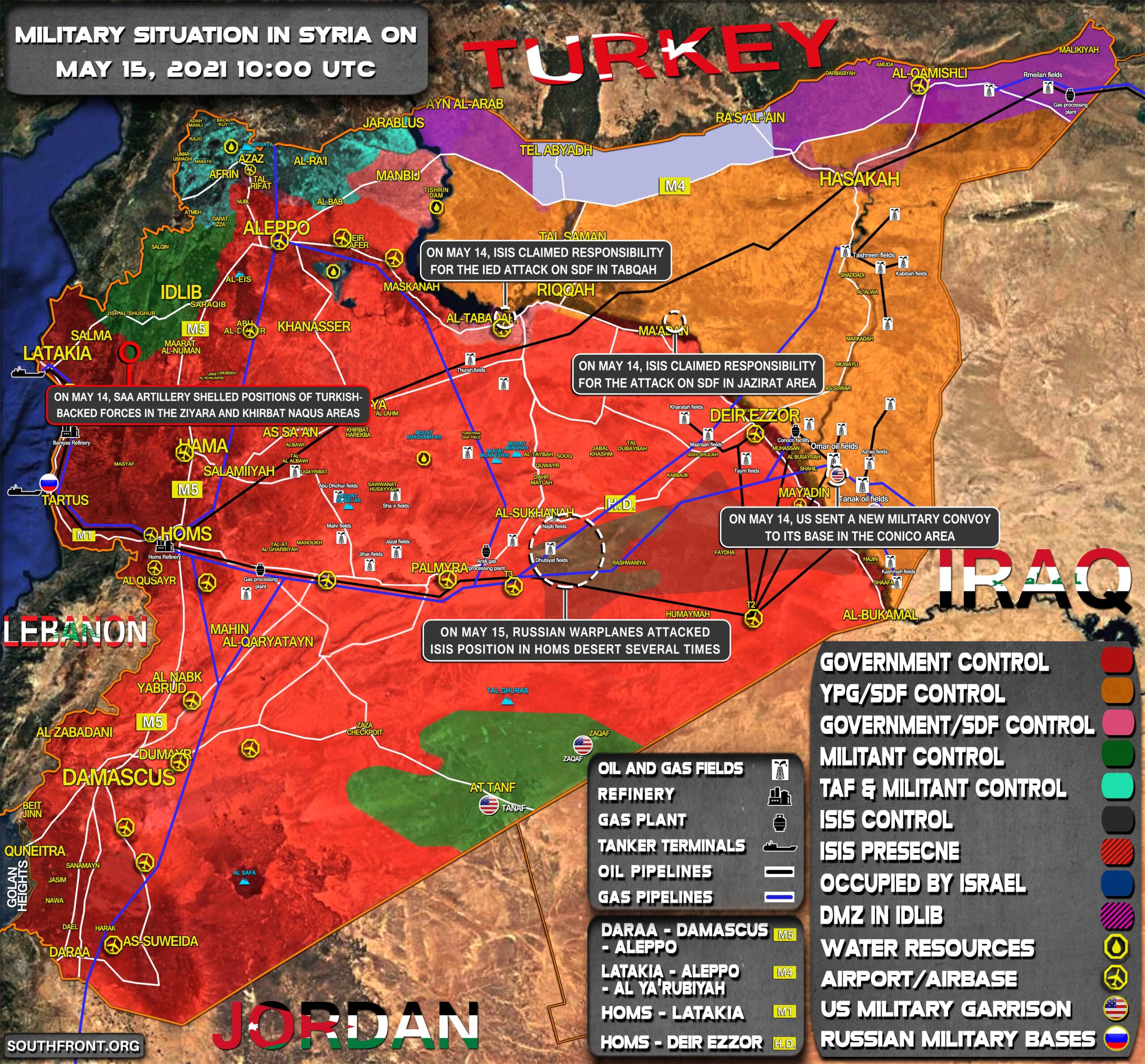 Military Situation In Syria On May 15, 2021 (Map Update)