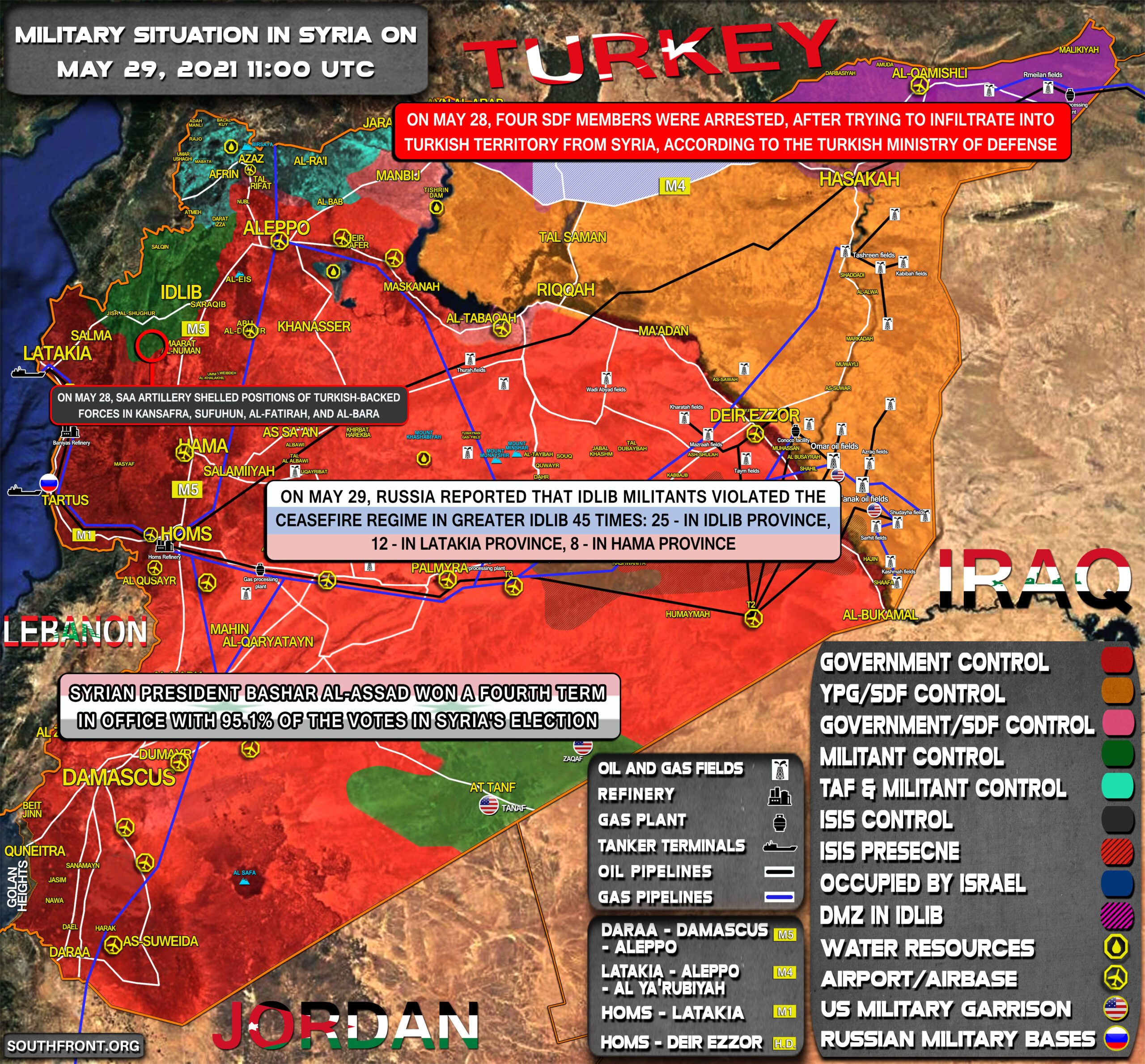 Military Situation In Syria On May 29, 2021 (Map Update)