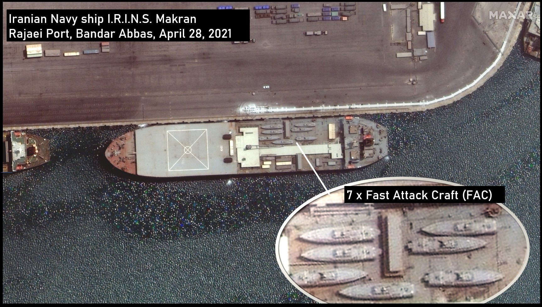 Two Iranian Ships, One Loaded With Fast Missile Craft Sailing Toward The Atlantic