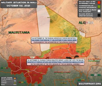 Military Situation In Mali On October 2, 2021 (Map Update)