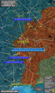 Military Situation In Donetsk People's Republic On November 15, 2021 (Map Update)