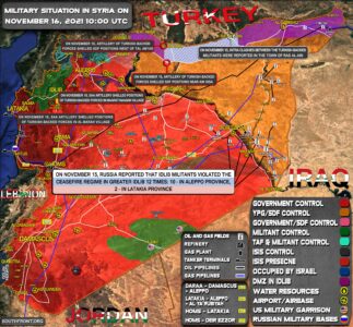 Military Situation In Syria On November 16, 2021 (Map Update)
