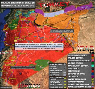 Military Situation In Syria On November 18, 2021 (Map Update)