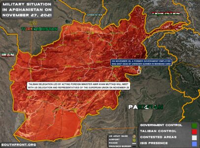 Military Situation In Afghanistan On November 27, 2021 (Map Update)