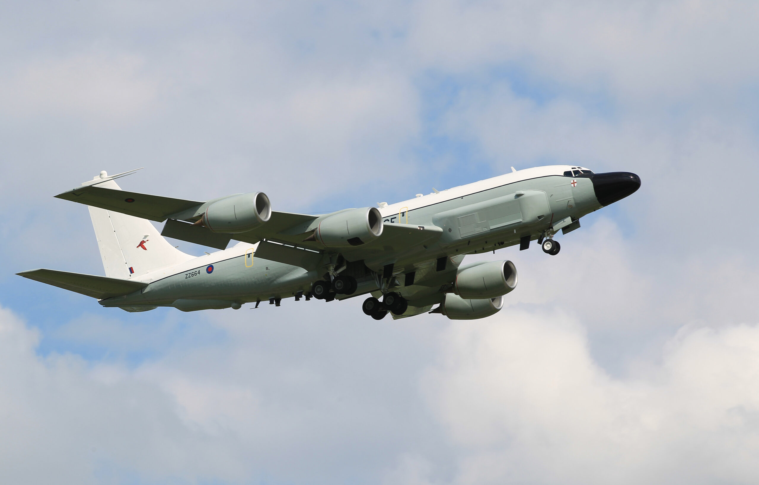 Advanced British Spy Aircraft Spotted Flying Near Russian Bases On Syria's Coast