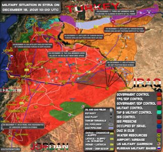 Military Situation In Syria On December 18, 2021 (Map Update)