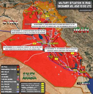 Military Situation In Iraq On December 20, 2021 (Map Update)