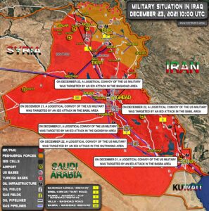 Military Situation In Iraq On December 23, 2021 (Map Update)