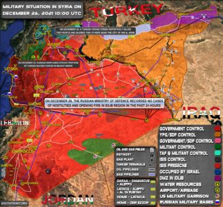 Military Situation In Syria On December 26, 2021 (Map Update)